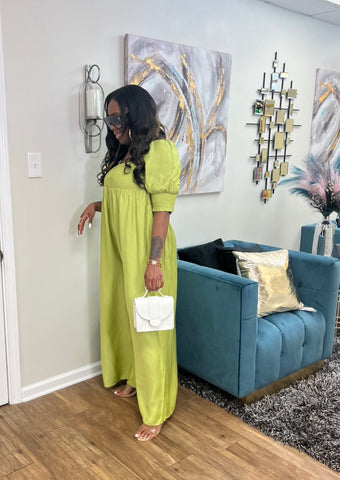 Green Goddess Jumpsuit