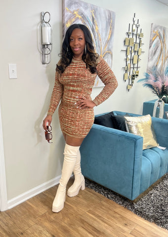 Set You Straight Sweater Dress