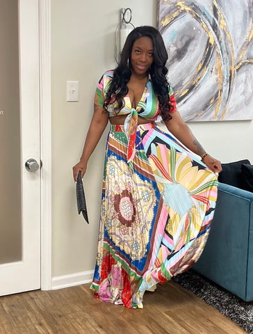 Royalty Maxi Skirt Set